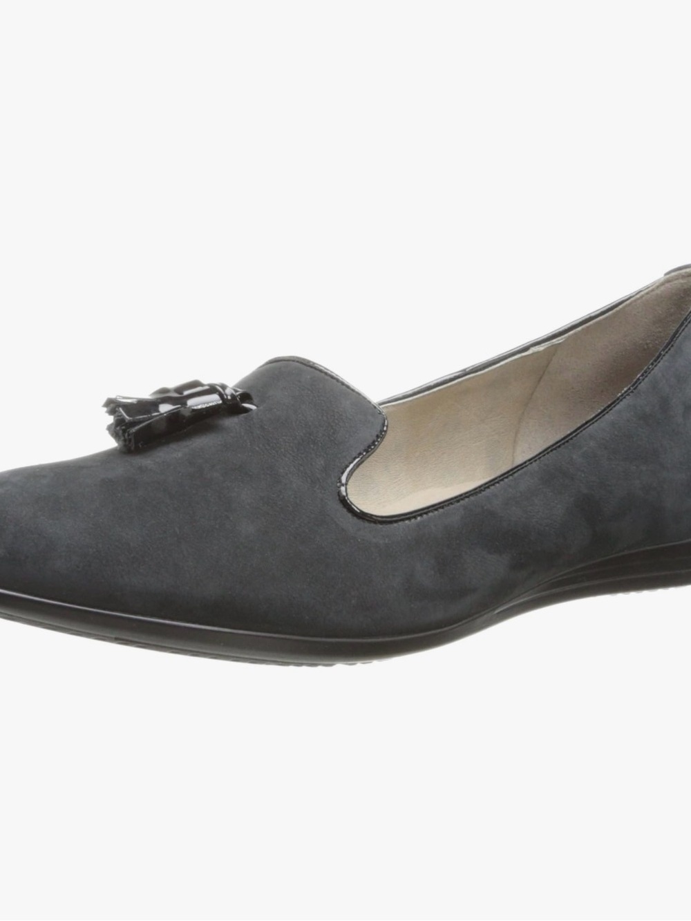 Ecco Charcoal Gray Tassel Loafer